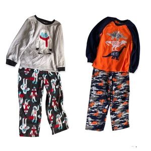 Pijamas set Size 7 Yeti, Dinosaur Sets